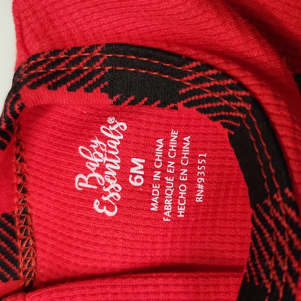 Baby Essentials Holiday Rompers (6M) - Picture 9 of 14